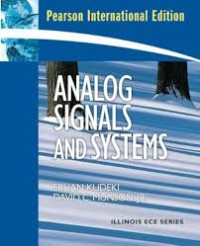 Image of Analog Signals And Systems