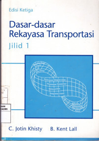 Image of Dasar-Dasar Rekayasa Transportasi ed.3/jil.1