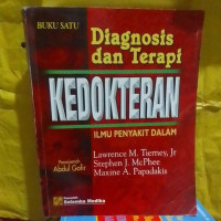 Image of Diagnosis Dan Terapi Kedokteran Ilmu Penyakit Dalam Buku 1