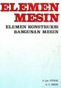 Image of Elemen Mesin Elemen Konstruksi Bangunan Mesin