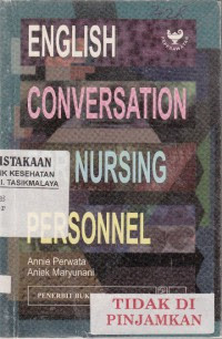 Image of English Conversation For Nursing Personnel