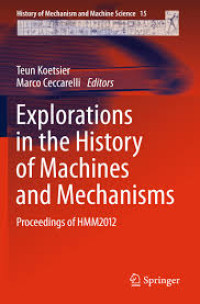 Image of Explorations in the History of Machines and Mechanisms