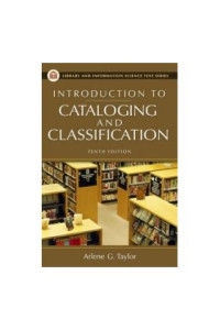Image of Introduction to Cataloging and Classification (Tenth Edition)
