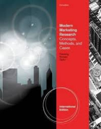 Image of Modern Marketing Research: Concepts, Methods, and Cases