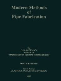 Image of Modern Methods Of Pipe Fabrication