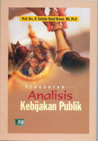 Image of Pengantar Analisis Kebijakan Publik
