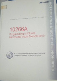 Image of Programming in C# with Microsoft Visual Studio 2010