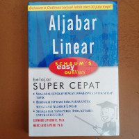 Image of Schaum's Easy Outlines of Aljabar Linear