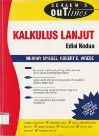 Image of Schaum's Outlines of Kalkulus Lanjut