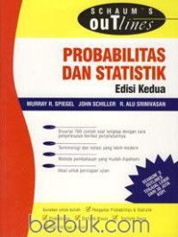Image of Schaum's Outlines of Probabilitas Dan Statistik